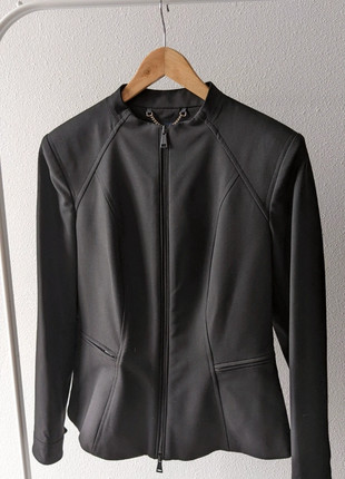 Black Aquascutum peplum jacket/blazer