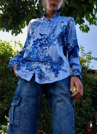 Chemise fluide imprimé floral vintage, brand: Banana Republic, condition: Very good, size: S / 36 / 8, €12.00, €13.30 includes Buyer Protection