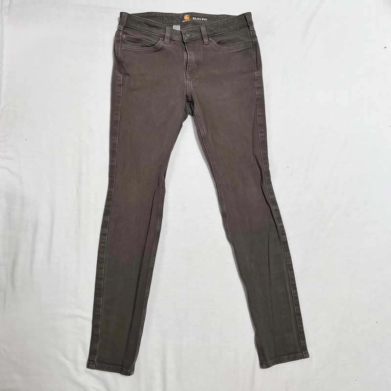 Carhartt Brown Slim Fit Jeans 1