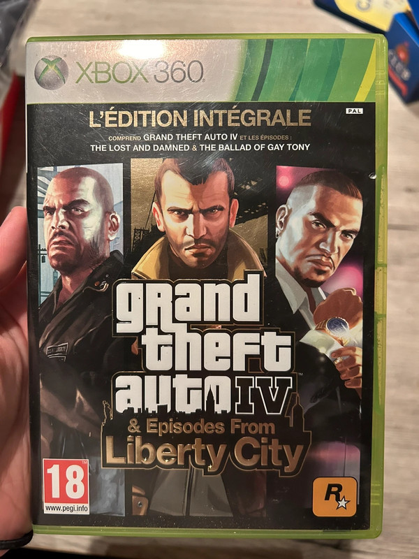Xbox 360 - gta 4 + épisode from liberty city 1