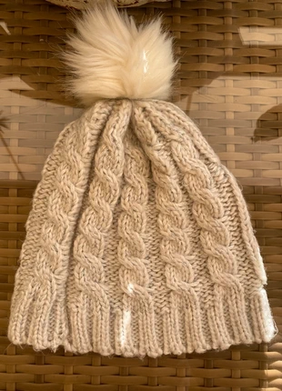Gorro punto de ochos con pompón,hilo lurex.Super!!, marque: Punto, état: Très bon état, taille: Taille unique, 3,00 €, 3,85 € Protection acheteurs incluse