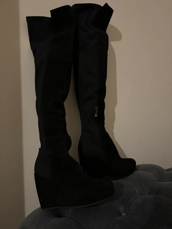 Stuart weitzman wedge boots on sale