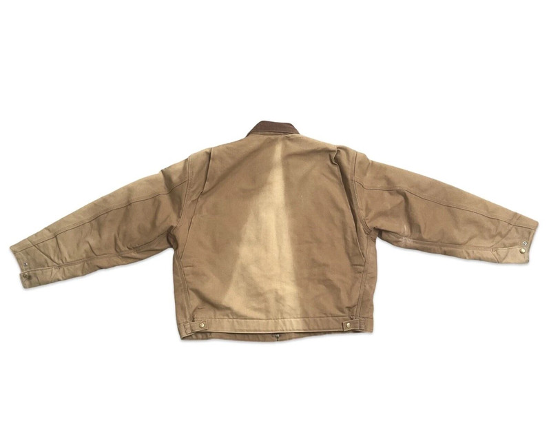 Carhartt Blanket-Lined Firm Duck Detroit Jacket, Size 48 Regular, Sun-Bleached, J01 BRN 4