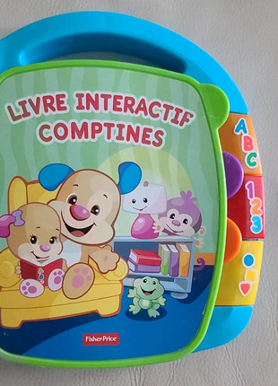 Livre interactif comptines, jouets 1er age