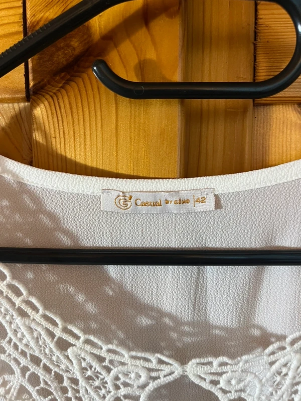 Robe blanche Gemo Taille 42 - photo numéro 3