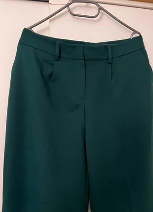 Pantalon large vert sapin Camaïeu, brand: Camaïeu, condition: New with tags, size: L / 40 / 12, €16.00, €17.50 includes Buyer Protection