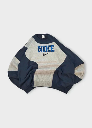 Nike Sweatshirt marine / gris Taille XL - Y2K Vintage USA Retro Boxy Baggy, marca: Nike, estado: Muito bom, tamanho: XL, €34.90, €37.35 inclui Proteção do Comprador