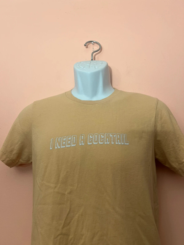 Kittenish Small “I Need A Cocktail” Shirt 2