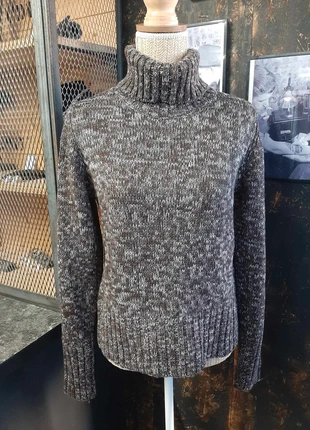 Pull col roulé femme, Bpc bonprix collection, Marron et blanc, marke: bpc bonprix collection, zustand: Sehr gut, größe: M / 38 / 10, 5,00 €, 5,95 € beinhaltet Vinted-Käuferschutz Pro