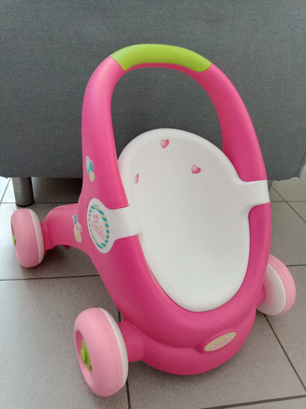 poussette trotteur Minikiss baby walker de Smoby - Smoby | Beebs