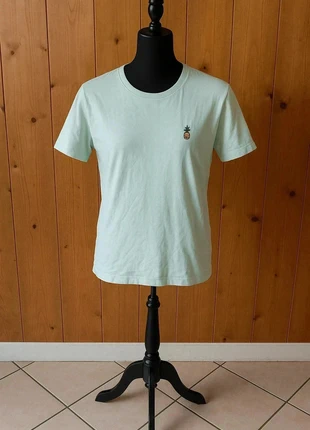 T-shirt femme uni avec broderie ananas Taille S, condition: Very good, size: S / 36 / 8, €4.99, €5.94 includes Buyer Protection