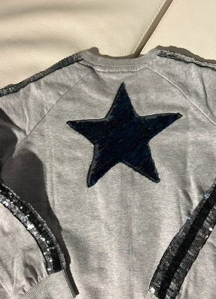 Felpa IDO grigia bambina con stella blu e paillettes: super trendy! 12 anni/152 cm, marca: I Do, estado: Bom, tamanho: 12 anos / 152 cm, €7.00, €8.05 inclui Proteção do Comprador