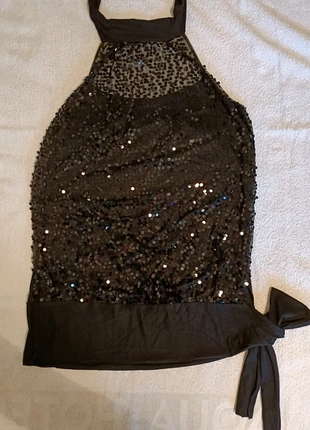 Top à sequins dos nu chic très bon état, marca: PLUS, estado: Muito bom, tamanho: XXL / 44 / 16, €12.00, €13.30 inclui Proteção do Comprador