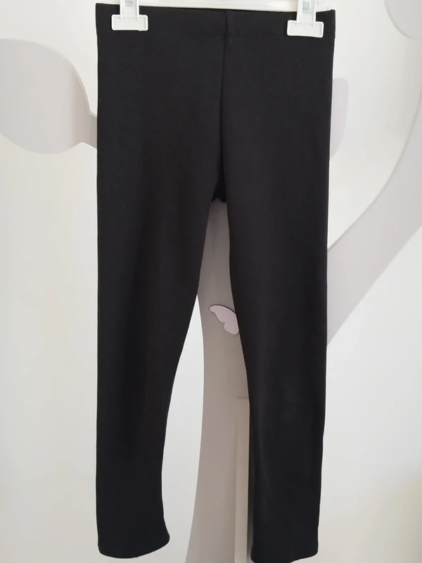 Legging long noir doublé chaud Gémo taille 8 ans