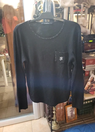 Pull Caroll, marke: Caroll, zustand: Gut, größe: XL / 42 / 14, 8,00 €, 9,10 € inklusive Vinted-Käuferschutz
