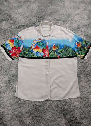 Shirt Casual Multicolor Animal Vintage, marque: Vintage Dressing, état: Très bon état, taille: L, 9,00 €, 10,15 € Protection acheteurs incluse