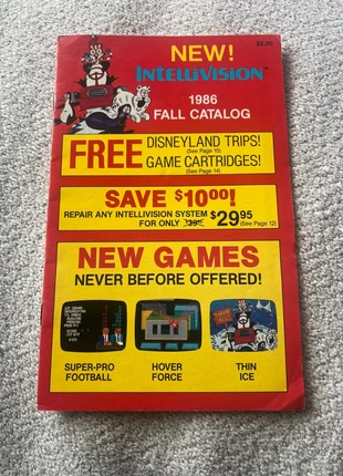 Catalogue Mattel Intellivision Triton Fall 1986 - Introuvable en Europe., condition: Very good, €22.00, €23.80 includes Buyer Protection