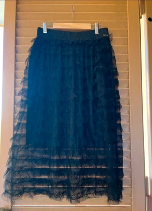 Gonna midi in tulle nero – elegante, semitrasparente e super chic, marca: Akè, estado: Novo sem etiquetas, tamanho: Tamanho único, €8.00, €9.10 inclui Proteção do Comprador