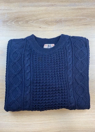 Pull torsadé col rond homme taille XL bleu marine |# PU19S, brand: Vintage Dressing, condition: Very good, size: XL, €12.90, €14.25 includes Buyer Protection