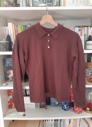 🧶 Pull moulant classique 90s, marque: Vintage Chic, état: Très bon état, taille: XS / 34 / 6, 6,00 €, 7,00 € Protection acheteurs incluse