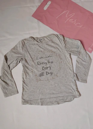 Maillot manche longue Kiabi fille 6 ans gris, marca: Kiabi, estado: Muy bueno, tamaño: 6 años / 116 cm, 2,50 €, 3,33 € Protección al comprador Pro incluida