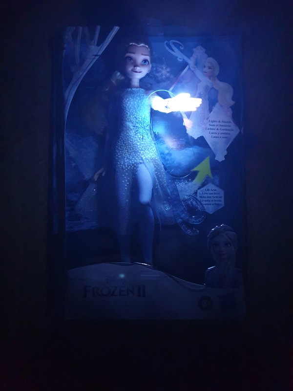 La Reine des neiges, poupée Elsa Découverte magique avec sons et lumières 