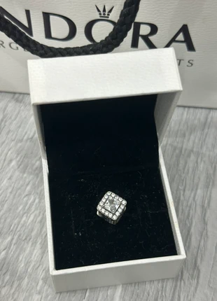 Pandora geometric radiance charm, brand: Pandora, condition: Very good, £22.50, £24.33 includes Buyer Protection
