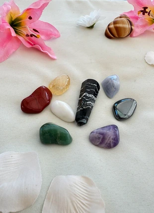 Lot pierres naturelle + bâton acupuncture, brand: Pierre naturelle, condition: Good, €10.00, €11.20 includes Buyer Protection