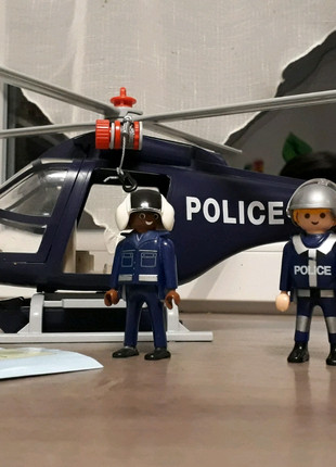 Playmobil -- Pièce de rechange -- Hélicoptère police 5183 