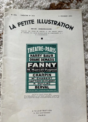 La petite illustration numéro 660 Fanny, état: Bon état, 3,00 €, 3,85 € Protection acheteurs incluse