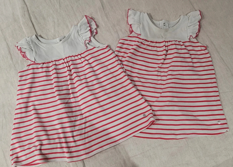 Lot 2 tenues identique Petit Bateau 6 mois 3