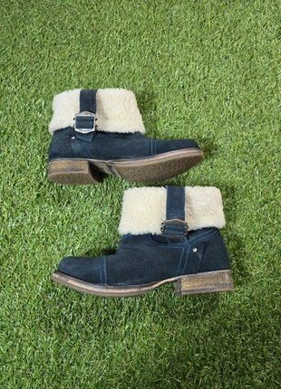 Bottines fourrées en daim bleu Wrangler à boucle Taille 35, brand: Wrangler, condition: Very good, size: 35, €28.00, €30.10 includes Buyer Protection Pro