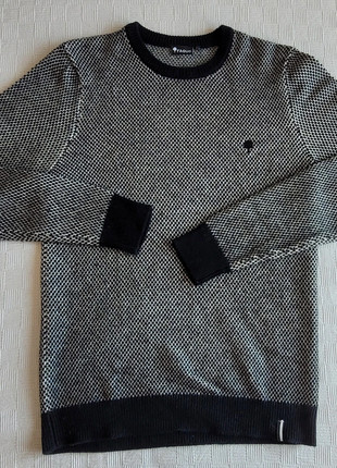 Pull maille Faguo noir et blanc, marque: FAGUO, état: Bon état, taille: S, 12,00 €, 13,30 € Protection acheteurs incluse