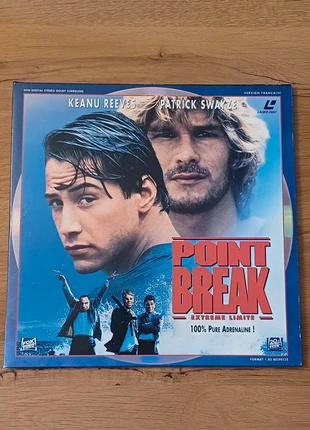 LaserDisc Collector Point Break (VF) Action, surf, Keanu Reeves, estado: Bom, €8.00, €9.10 inclui Proteção do Comprador