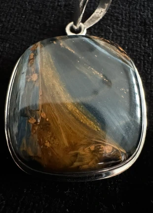 Ciondolo in argento 925 con pietersite, zustand: Sehr gut, 39,00 €, 41,65 € inklusive Vinted-Käuferschutz