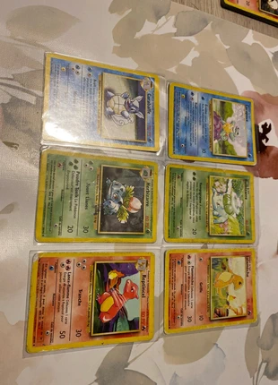 Lot starters + évolutions set de base, marque: Pokémon, état: Satisfaisant, 5,00 €, 5,95 € Protection acheteurs incluse