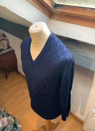 Pull femme XL marine torsadé vintage 100% laine, marque: Vintage Dressing, état: Très bon état, taille: XL / 42 / 14, 20,00 €, 21,70 € Protection acheteurs incluse