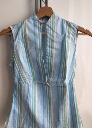 Chemisier sans manches Zara S bleu excellent état, brand: Zara, condition: Very good, size: S / 36 / 8, €17.00, €18.55 includes Buyer Protection