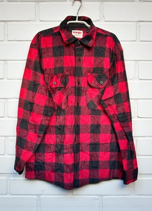 Wrangler Shacket Maat M Rood Zwart Ruit Fleece Cowboy, marca: Wrangler, estado: Muy bueno, tamaño: M, 18,00 €, 19,60 € Protección al comprador Pro incluida