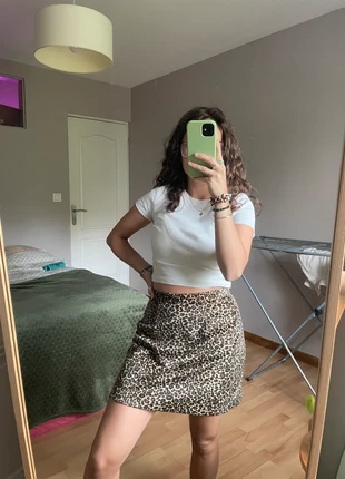 Jupe courte leopard, marke: Top Vintage, zustand: Sehr gut, größe: XS / 34 / 6, 5,00 €, 5,95 € inklusive Vinted-Käuferschutz