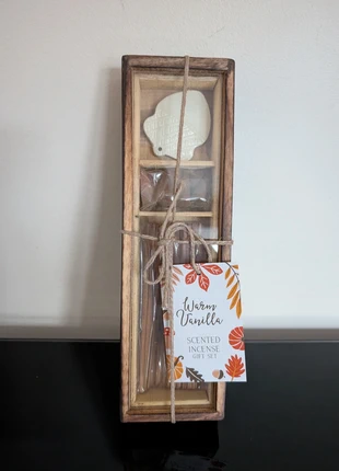 Autumn acorn warm vanilla incense gift set, brand: Unbranded, condition: New with tags, £5.00, £5.95 includes Buyer Protection Pro