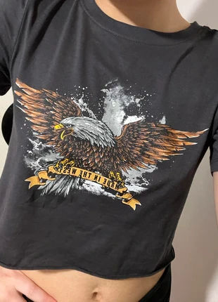 Grunge Crop Top y2k, marca: Local, estado: Muito bom, tamanho: S / 36 / 8, €4.00, €4.90 inclui Proteção do Comprador