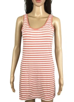 Robe d'été rayée saumon et blanc femme - French Connection - Taille 38, marque: French Connection, état: Très bon état, taille: M / 38 / 10, 3,00 €, 3,85 € Protection acheteurs incluse