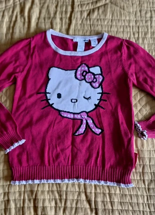 Pull rose Hello Kitty 4/6 ans, brand: H&M, condition: Very good, size: 5 years / 110 cm, €5.00, €5.95 includes Buyer Protection Pro