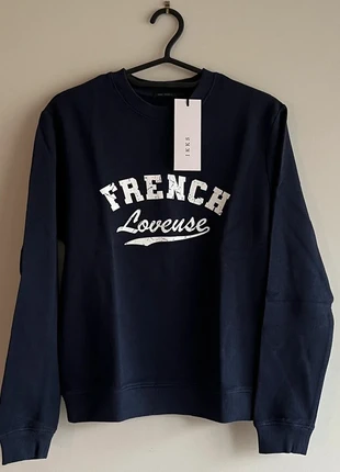 Sweat Bleu Marine Navy - IKKS - XS, marca: IKKS, estado: Nuevo con etiquetas, tamaño: XS / 34 / 6, 35,00 €, 37,45 € Protección al comprador incluida