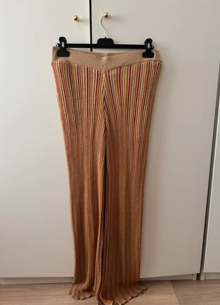 Cotton Club Wide Leg Glitter Stripe Pants – Size M, merk: Cotton Club, staat: Nieuw zonder prijskaartje, maat: M / 38 / 10, € 25,00, € 26,95 inclusief Kopersbescherming