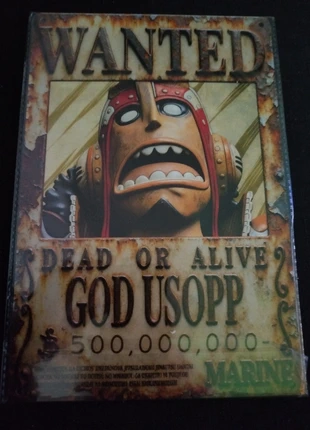 Plaque décorative métal God Usopp 20*30cm, brand: Art, condition: New without tags, €7.00, €8.05 includes Buyer Protection
