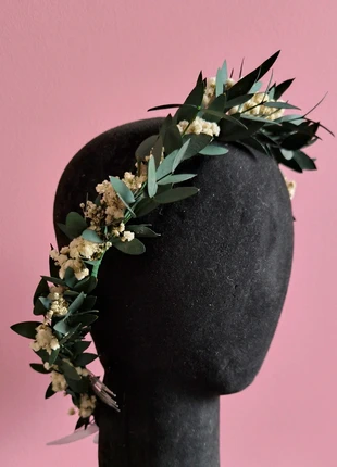 Couronne de fleurs bohème chic nature champêtre mariage témoin shooting photo baptême mariée, merk: Fait Main, staat: Heel goed, € 38,50, € 41,13 inclusief Kopersbescherming