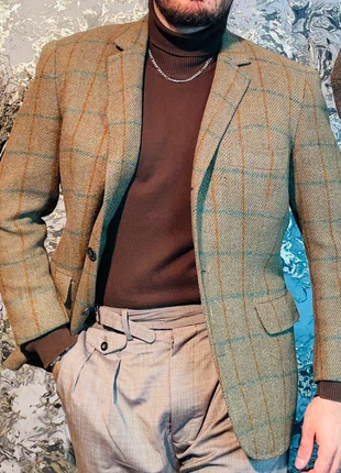 Collector veste en tweed Harris Tweed 1967 Dormeuil à carreaux vert kaki marron taille L, marque: Harris Tweed, état: Très bon état, taille: L, 134,90 €, 142,35 € Protection acheteurs incluse