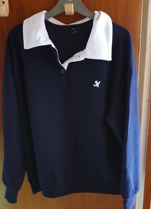 Pull bleu marine et blanc taille M Dazy, marca: Dazy, estado: Muy bueno, tamaño: M / 38 / 10, 5,00 €, 5,95 € Protección al comprador incluida
